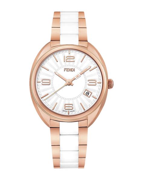 fendi watch ladies feathers|fendi women's momento watch.